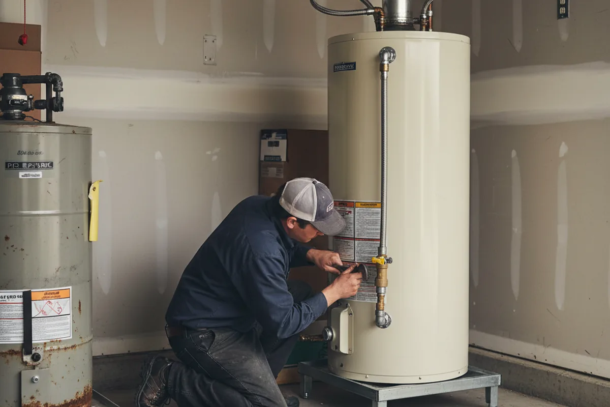 Water heater and shutoff valve replacement in Aptos